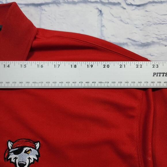 Erie Seawolves MENS SIZE XXL Red Polo Shirt Detroit Tigers Edwards AP 360 - Picture 7 of 14